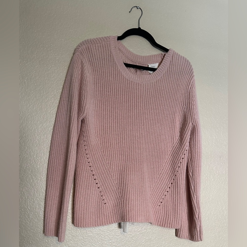 HARPER HERITAGE KNIT SWEATER, TIE IN BACK